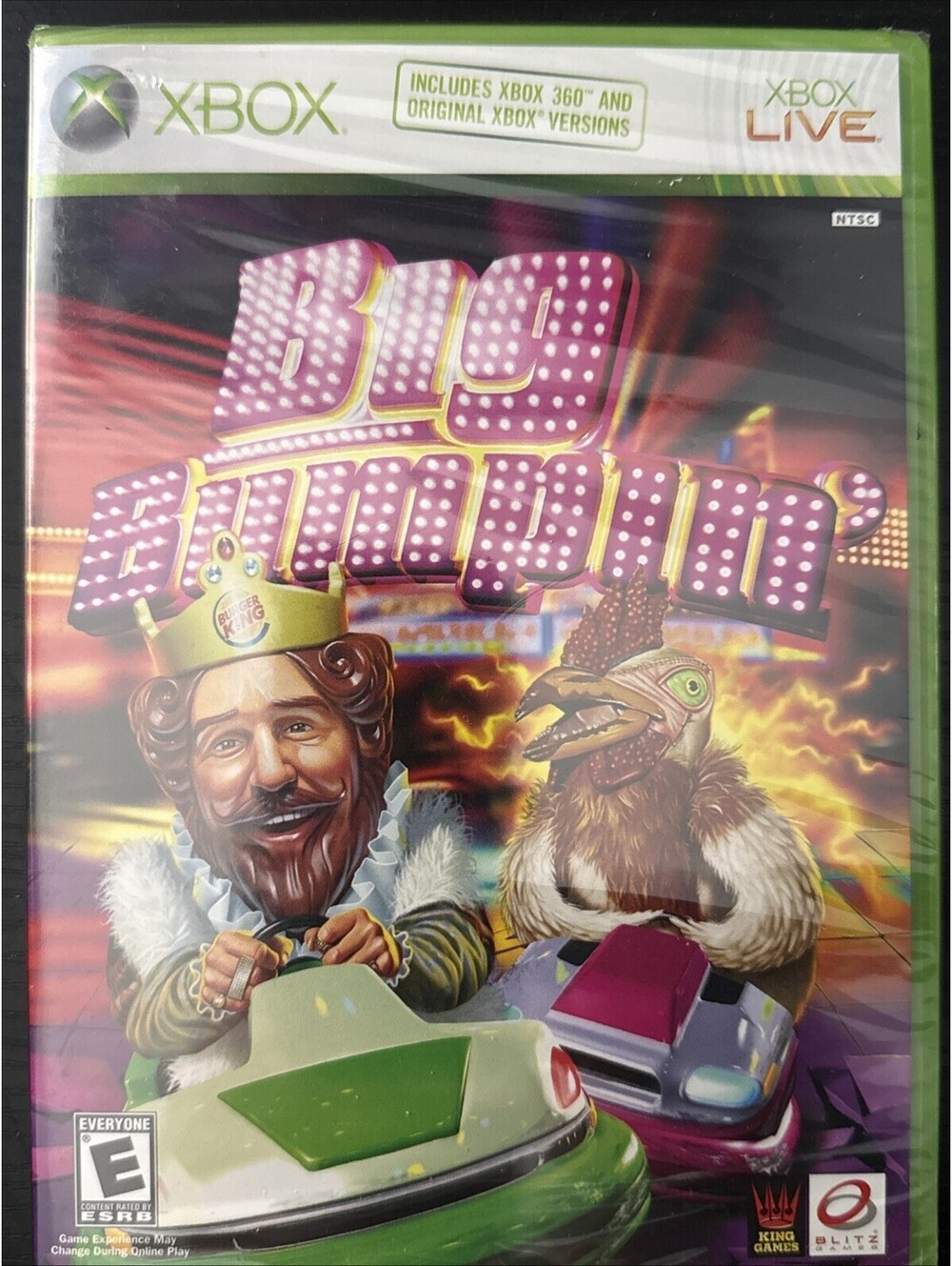 Big Bumpin Microsoft Xbox 360-2006 Burger King Promo Game New Sealed